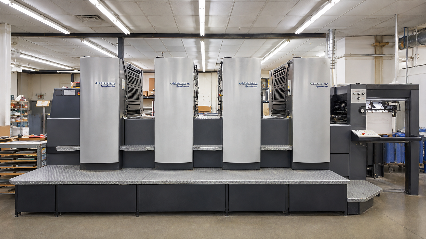 Heidelberg offset press at Khunrut Printing's Sukhumvit 50 facility