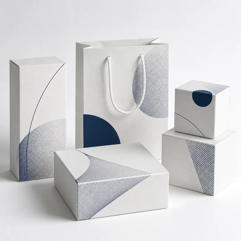 Paper bags & packaging boxes produced by Khunrut Printing in Bangkok